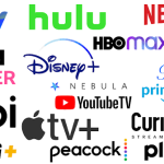 Streaming platforms logo's